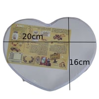 لوح خشبي شكل قلب بمقاسين | Haikuo