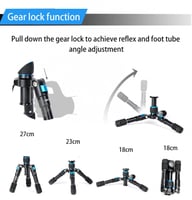 حامل ثلاثي القوائم محمول مدمج للكاميرا ترايبود صغي...