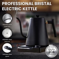 الغلاية الذكية - 1 لتر لون اسود | KTIO PRO Electri...