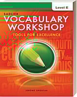 Vocabulary Workshop Level E Tools for Excellence (...