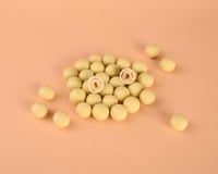 دراجيه بندق بالشوكولاتة البيضاء