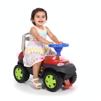 سيارة اطفال ركوب من عمر 2 الى 4 سنوات لون احمر مع...
