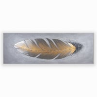 لوحة حائط عصرية كانفس مزودة بإطار خشبي مخفي