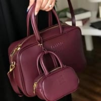 The maroon color