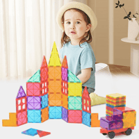 لعبة بلاطات مغناطيسية ملونة بجودة عالية (خيارات ٦٠...