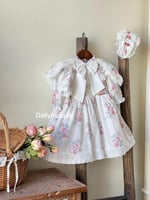 فستان مورد من 1 الى 7 سنوات بدون الطوق