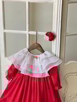 فستان احمر من 0-3 الى 3 سنوات بدون الملحقات