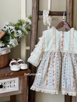 فستان مورد من 9_12 شهر الى 7 سنوات دون الملحقات