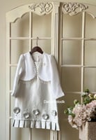 فستان مع جاكيت 2-10 سنوات