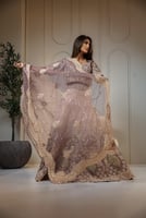 جلابيه عروس مع مشمر 2