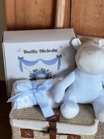 دمية مع بطانية صغيرة