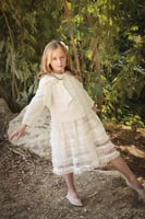 فستان مع جاكيت بيج 2-10 سنوات