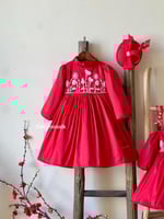 فستان بدون القبعه 1-6 سنوات