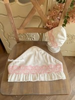 لفة وقبعة فرنسية بناتي