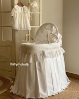 سلة موسى محايد / تطريز أصفر