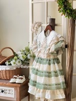 فستان فرنسي من 4 الى 10 سنوات