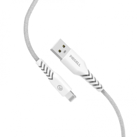 كيبل ايفون معتمد من ابل 120 سم قماش ابيض