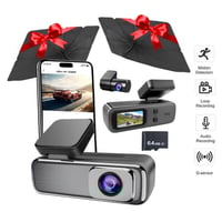 عرض داش كام امامي وخلفي 4K وذاكرة 64 جيجا ومظلتين...