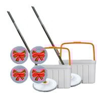 ممسحة أرضيات وكس الذكية مع دلو يعمل بنظام التجفيف...