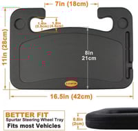 طاولة محمولة لعجلة قيادة السيارة