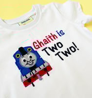 تيشرت تطريز سنتين توماس القطار - Thomas Train Birt...
