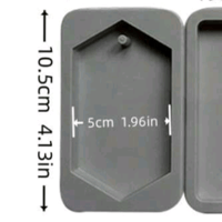 « قالب سيلكون تعليقات شكل معين طويل »