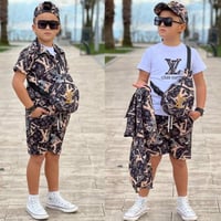 بدلة ولادي + كاب + شنطه