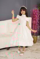 فستان أناقه الملوك + اكسسوار شعر