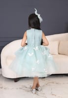 فستان الفراشه + اكسسوار شعر