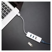 موزع تي بي لينك UE330 USB 3.0 + محول إيثرنت RJ45