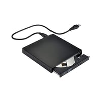 قارئ دي في دي خارجي مزود بوصلة USB مع محرك اقراص س...