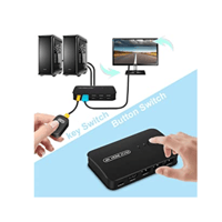 محول HDMI كيه في ام، مفتاح كيه في ام مع 4 منافذ US...