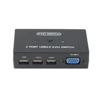 محول كيه في ام يتضمن منفذين VGA، محول كيه في ام US...