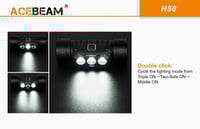 ACEBEAM كشاف راس H50.2