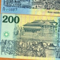 سريلانكا فئة 200 روبية (بوليمر) إصدار تذكاري أنسر