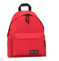 حقيبة مدرسية لون احمر 2 سحاب