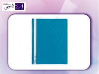 ملف بلاستيكي لحفظ ورق A4، لون أزرق فاتح- من أطلس