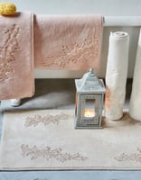 طقم دعاسات مطرزة Josette لون وردي