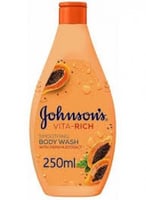 سائل استحمام جونسون بابايا 250 مل