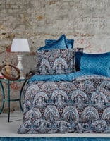 طقم مفارش مزدوج Sahara لون تركواز