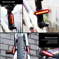 مصباح خلفي للدراجة - يعمل بالشحن