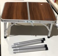 طاولة قابلة للطي بأرجل 90*60 سم ارتفاع 70 أو 38 سم
