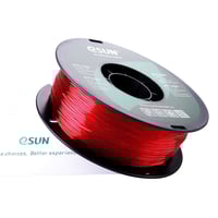 eSUN eTPU-95A (Transparent Red) 3D Filament 1.75Ø,...