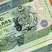 جزر سليمان فئة 2 دولار (بوليمر) أنسر