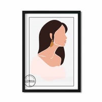 modern pink Wall Art Frame for By LOWHA