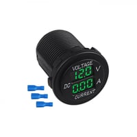 مقياس فولت رقمي مع مقياس إمبير للطبلون