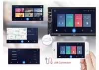 شاشة 7 بوصة كار بلاي ريموت