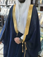 بشت رجالي ملكي رسمي لون كحلي دقة ملكيه قماش صوف 80...