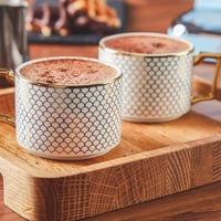 الة صنع القهوة من سوان مع تبخير الحليب - اخضر