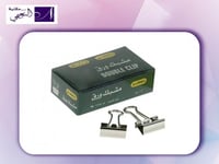 طقم مشبك ورق من 12 قطعة مطلي نيكل من ماركة روكو